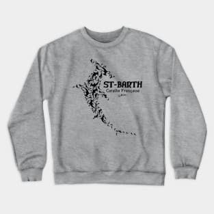 St. Barth, French Caribbean Crewneck Sweatshirt